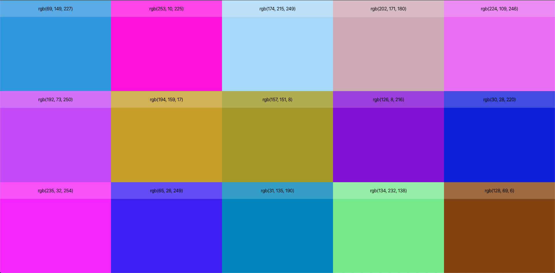 Color Boxes